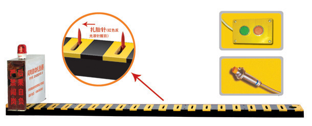 惠安县V3嵌入式闯岗自动扎胎器/阻车器